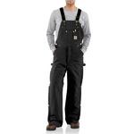 Carhartt Duck Zip-to-Thigh Bib Overall - Quilt Lined R41